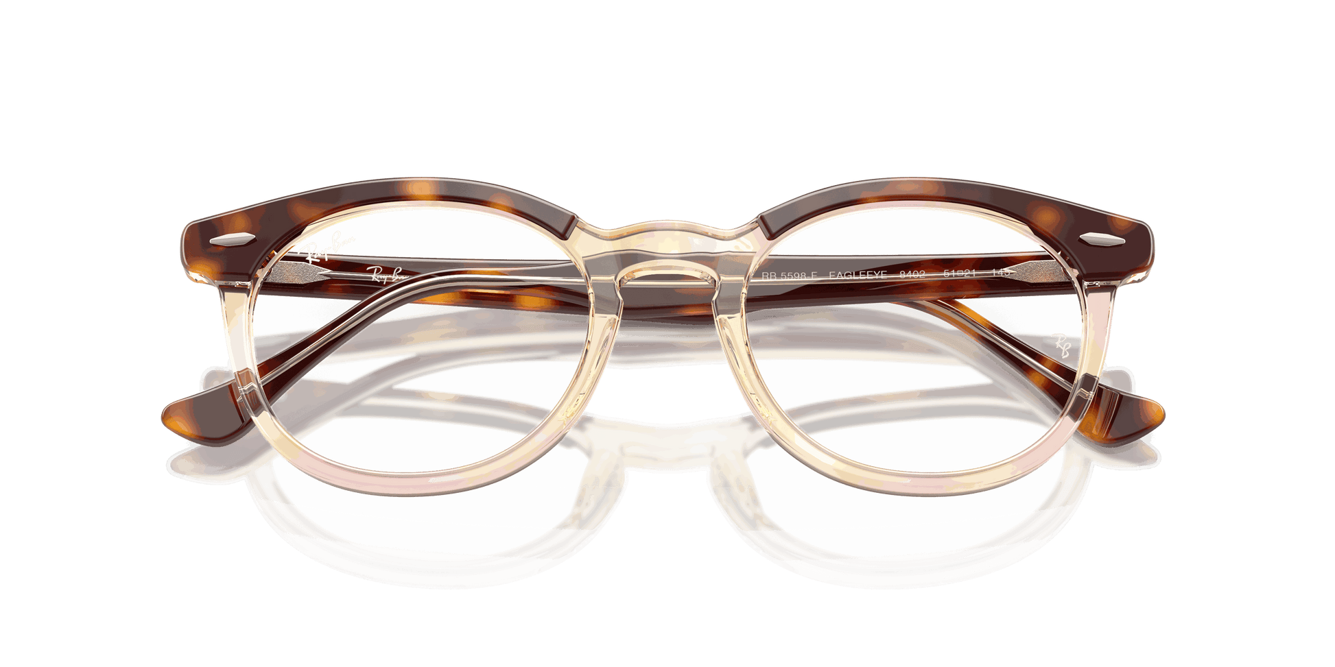 [Clear Lenses, Polished Light Havana On Multicolor Frame]
