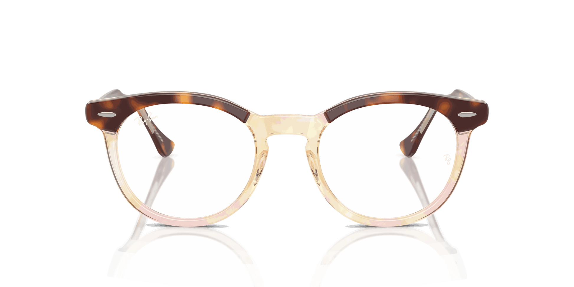 [Clear Lenses, Polished Light Havana On Multicolor Frame]
