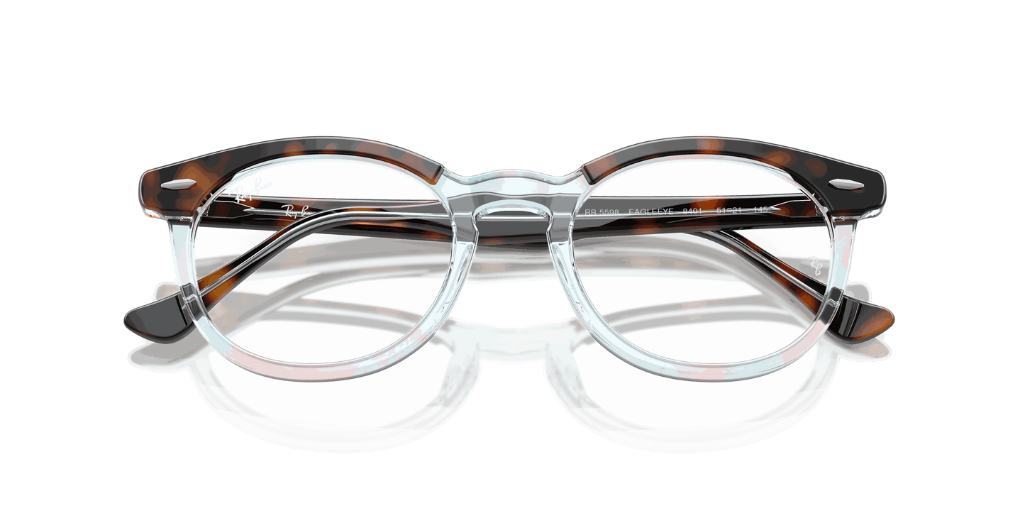 [Clear Lenses, Polished Dark Havana On Multicolor Frame]