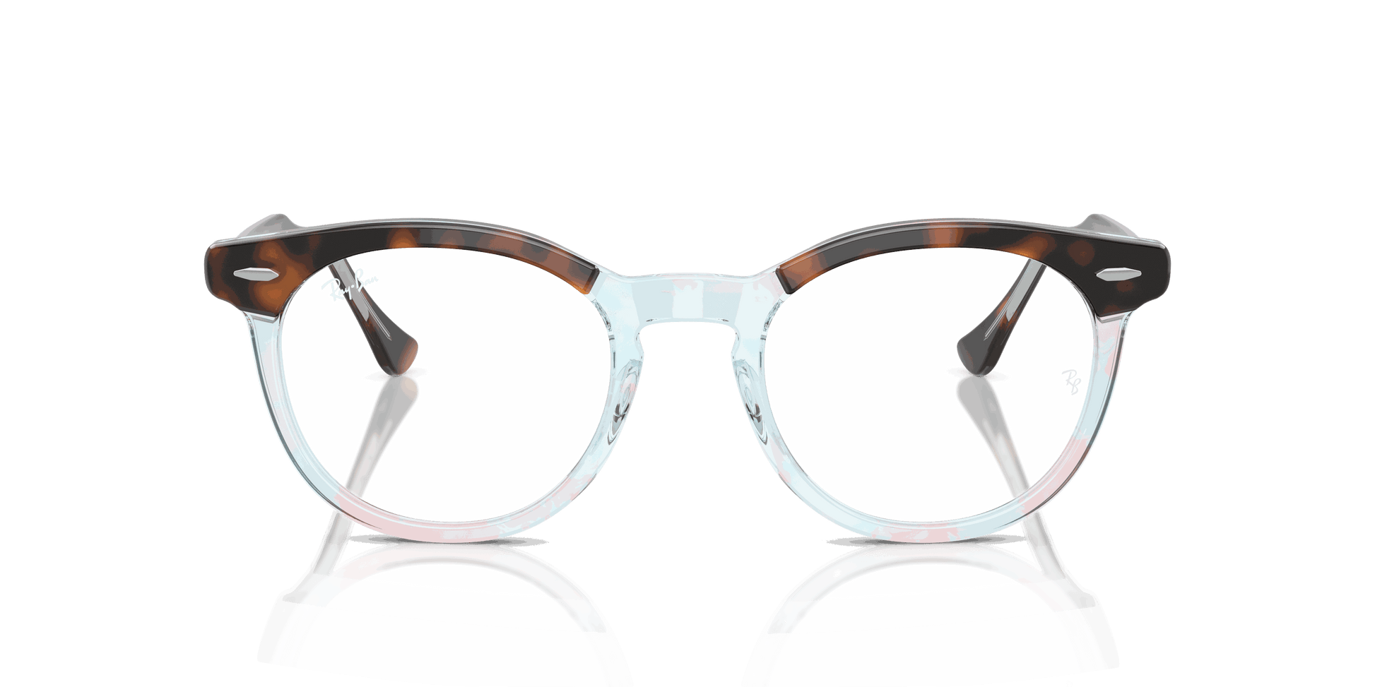 [Clear Lenses, Polished Dark Havana On Multicolor Frame]