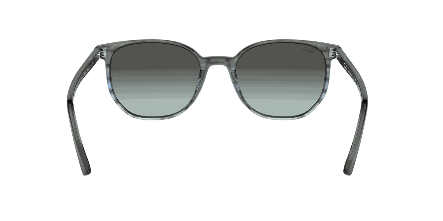 [Blue & Black Lenses, Polished Striped Grey & Blue Frame]