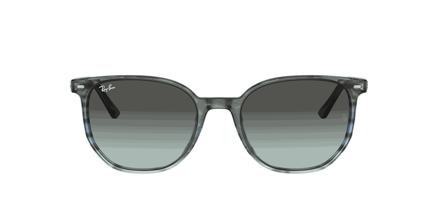 [Blue & Black Lenses, Polished Striped Grey & Blue Frame]