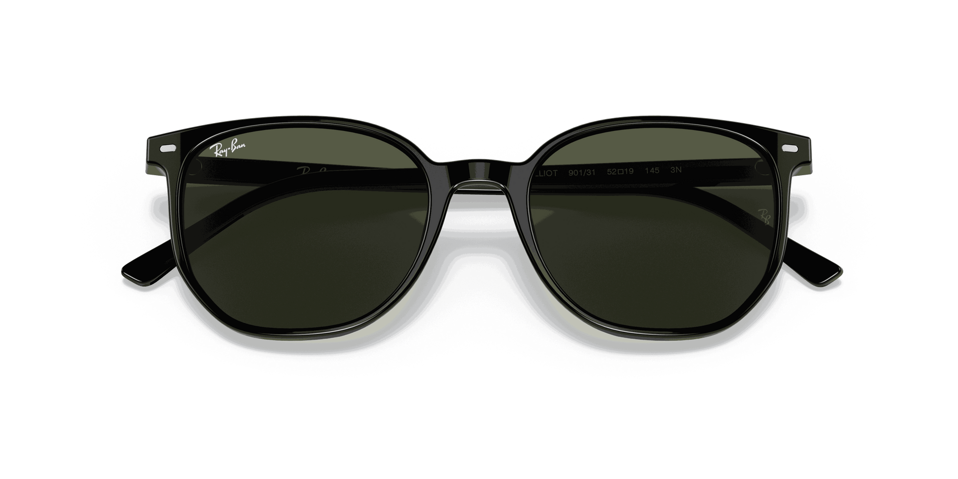 [Green Lenses, Polished Black Frame]