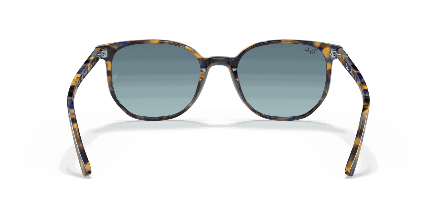 [Blue Gradient Lenses, Polished Yellow & Blue Havana Frame]