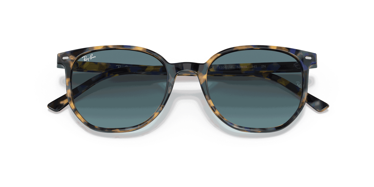 [Blue Gradient Lenses, Polished Yellow & Blue Havana Frame]
