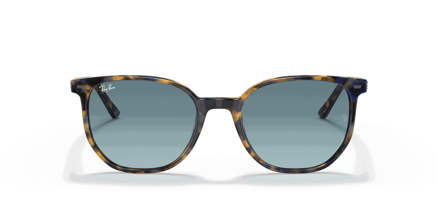 [Blue Gradient Lenses, Polished Yellow & Blue Havana Frame]