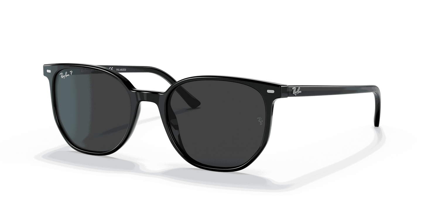 [Black Lenses, Polished Black Frame]