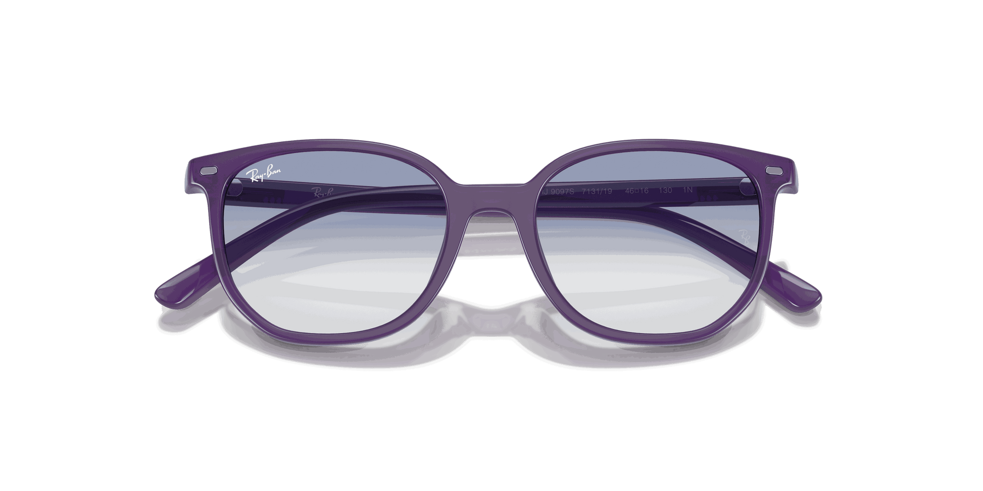 [Blue Lenses, Polished Opal Violet Frame]