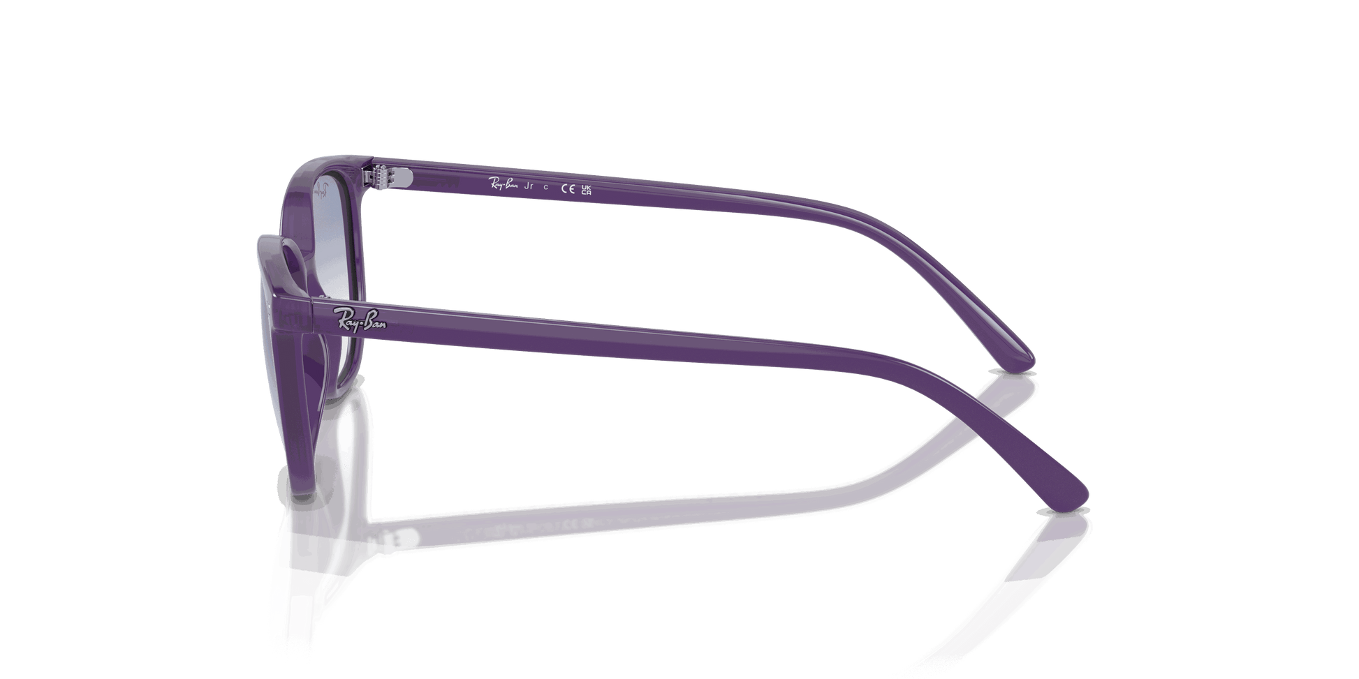 [Blue Lenses, Polished Opal Violet Frame]