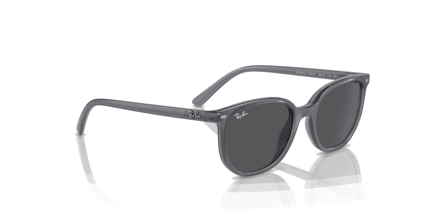[Dark Grey Lenses, Polished Opal Blue Frame]