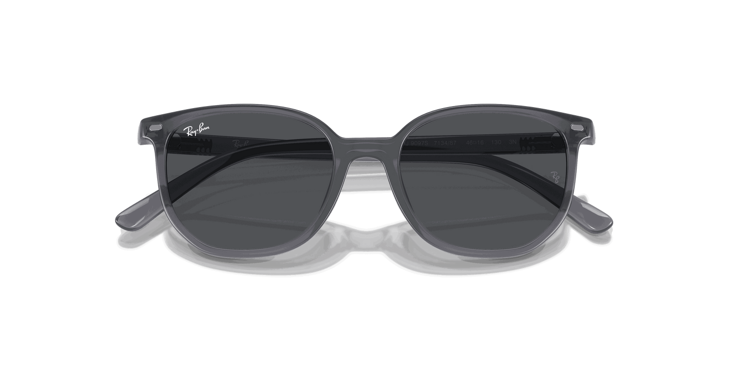[Dark Grey Lenses, Polished Opal Blue Frame]