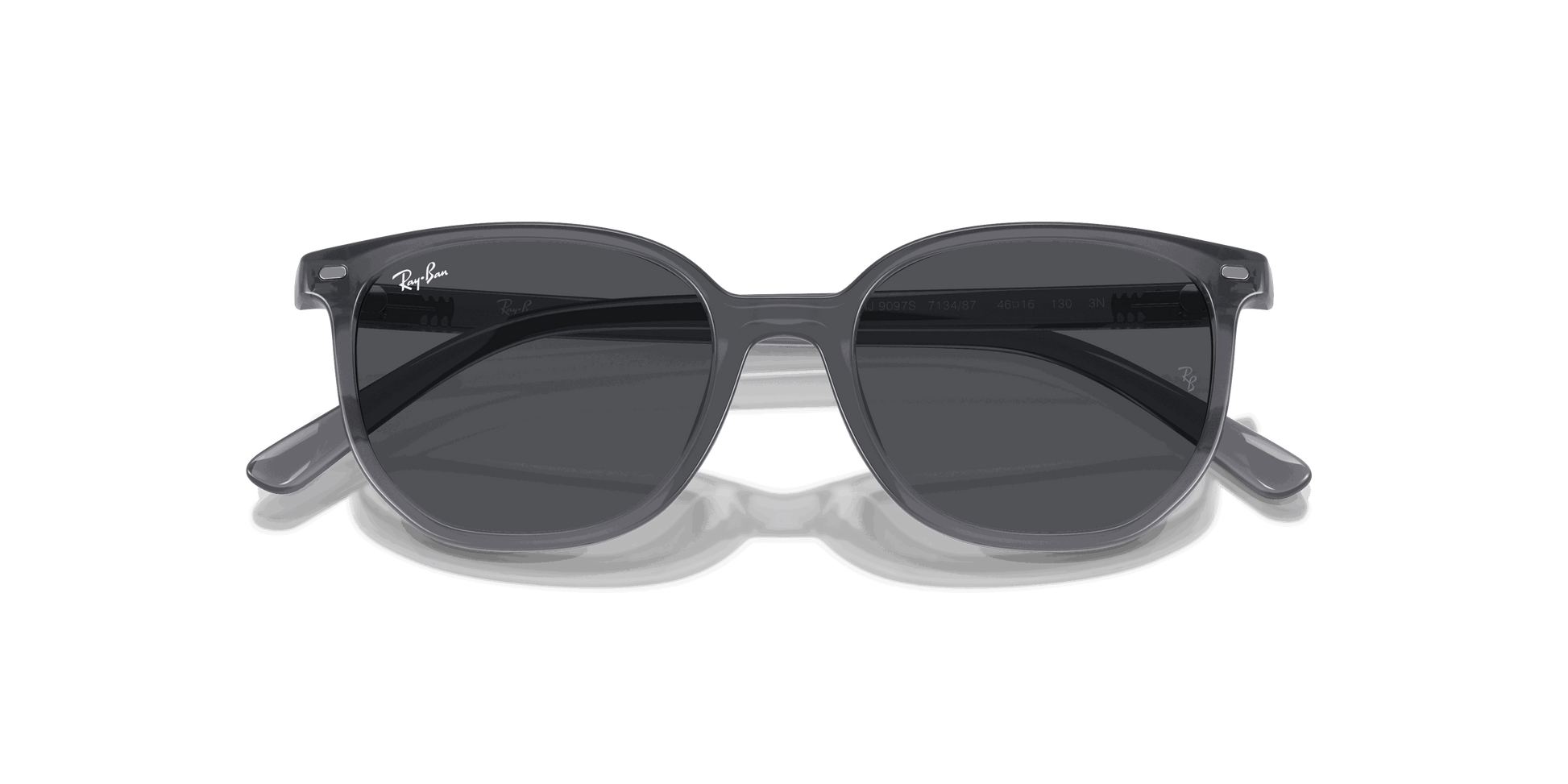 [Dark Grey Lenses, Polished Opal Blue Frame]