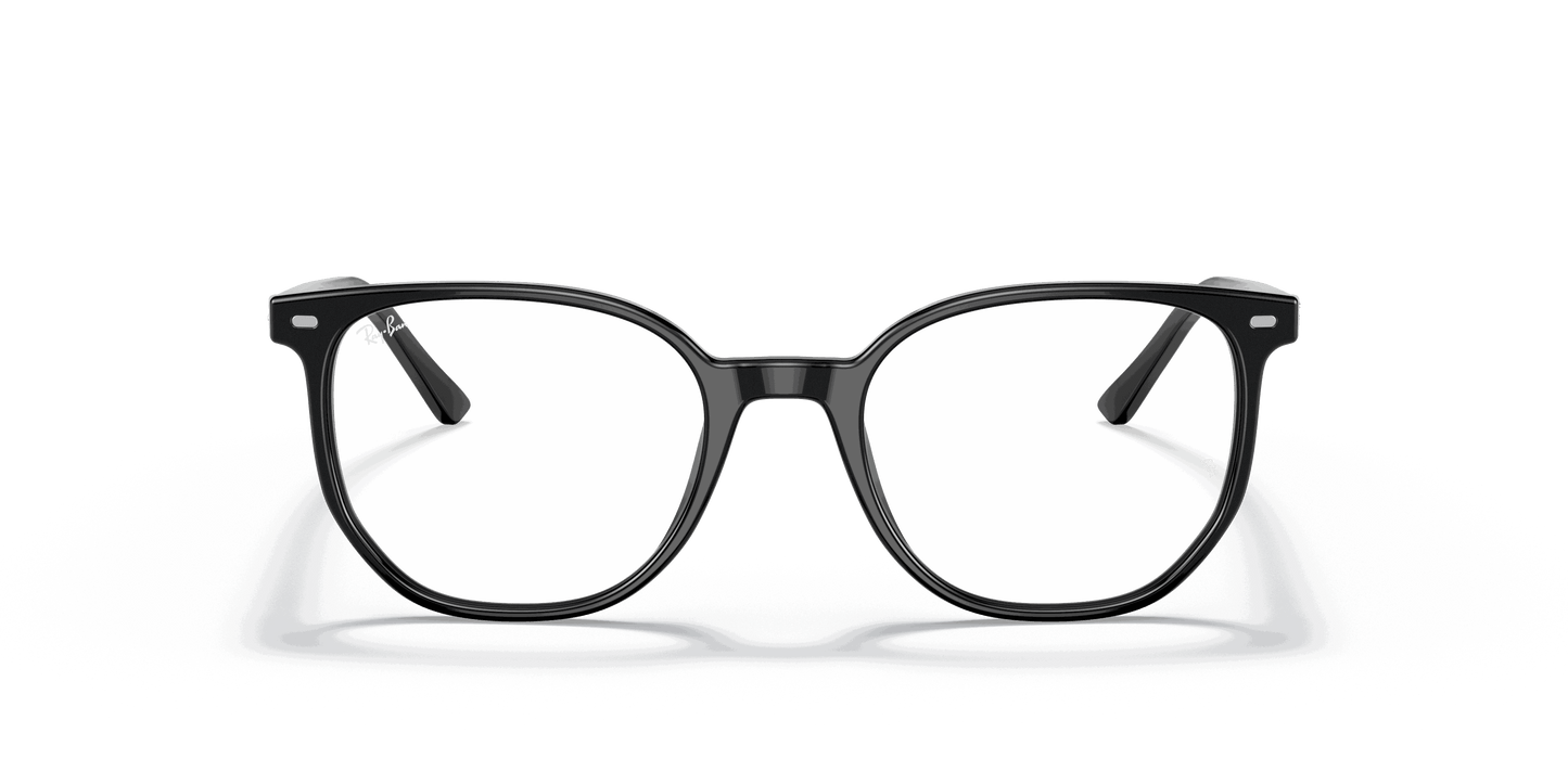 [Clear Lenses, Polished Black Frame]