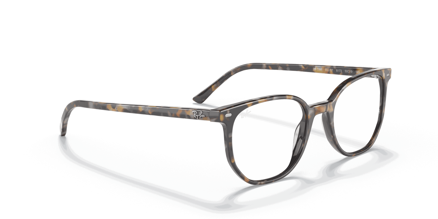 [Demo Lens Lenses, Polished Brown Grey Havana Frame]