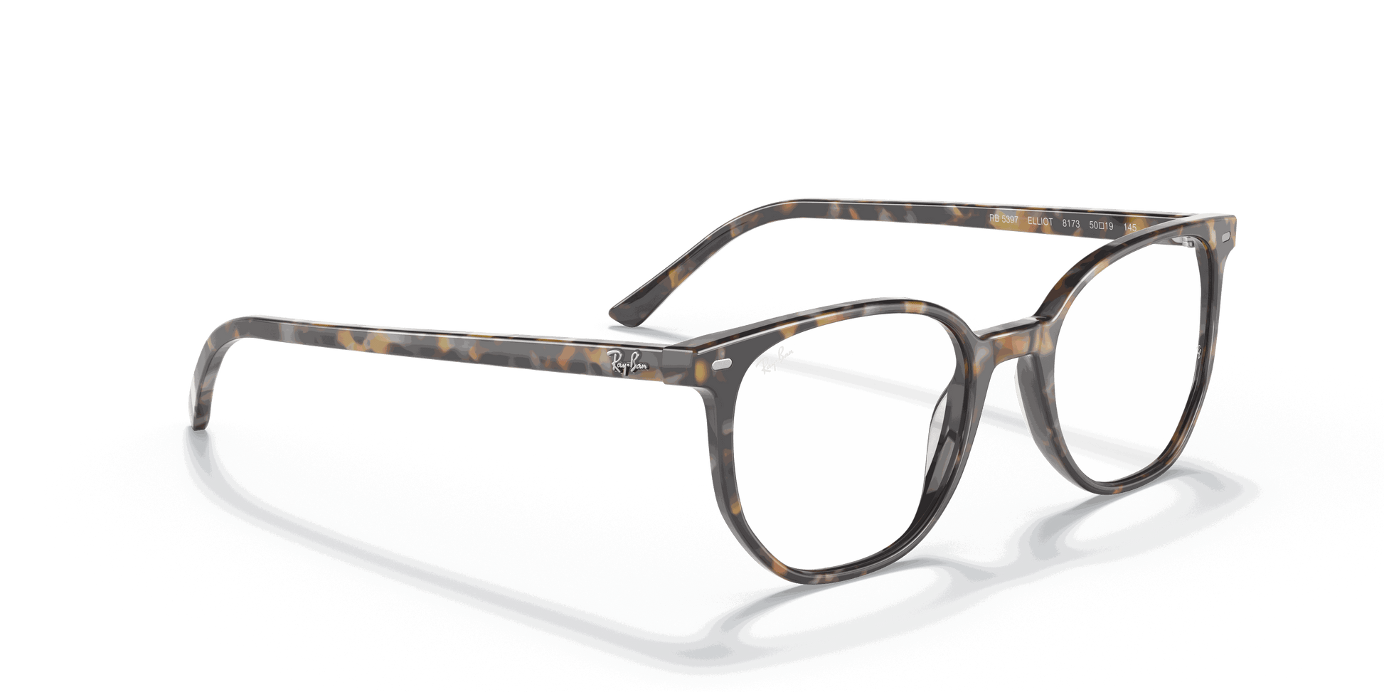 [Demo Lens Lenses, Polished Brown Grey Havana Frame]