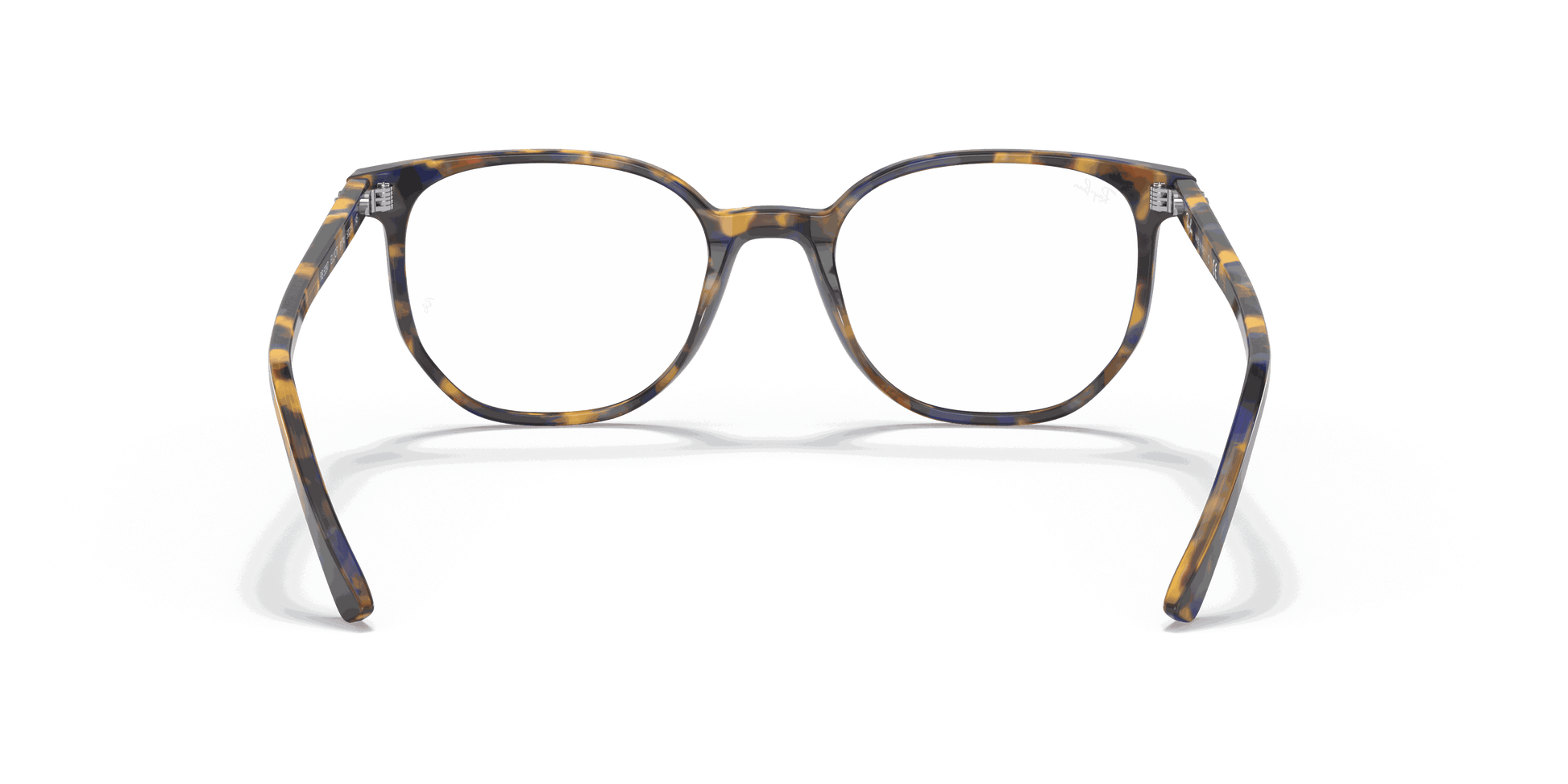 [Clear Lenses, Polished Yellow & Blue Havana Frame]