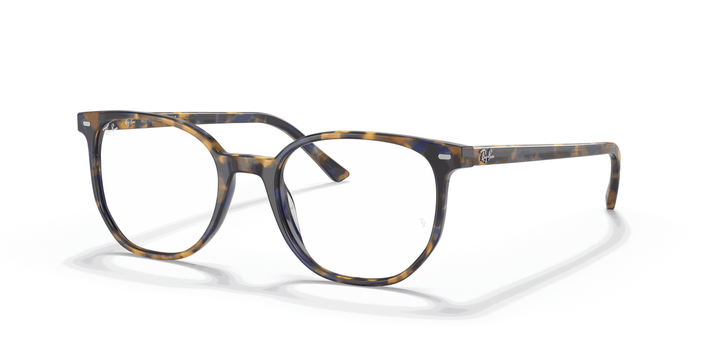 [Clear Lenses, Polished Yellow & Blue Havana Frame]