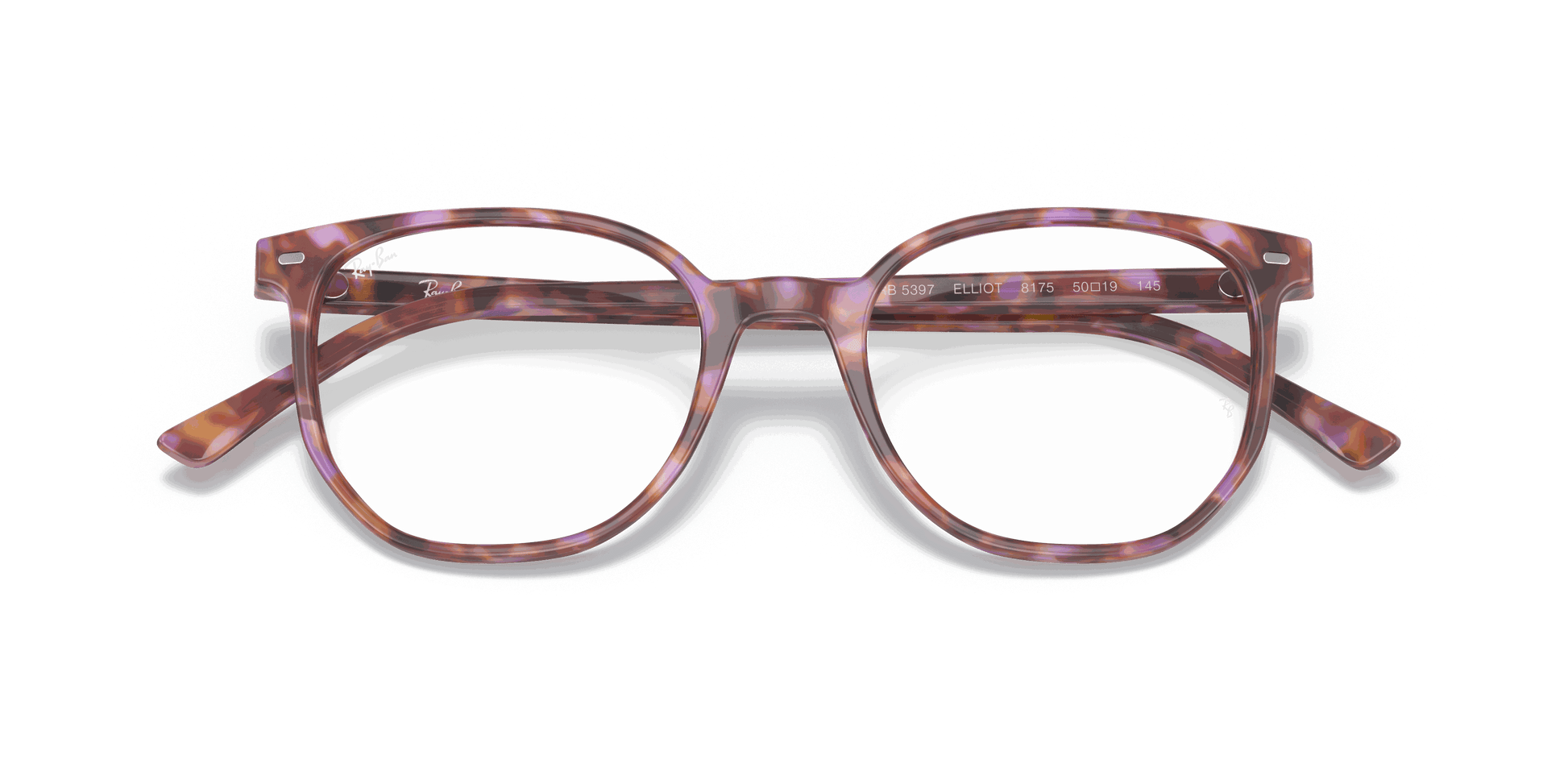 [Clear Lenses, Polished Brown & Violet Havana Frame]
