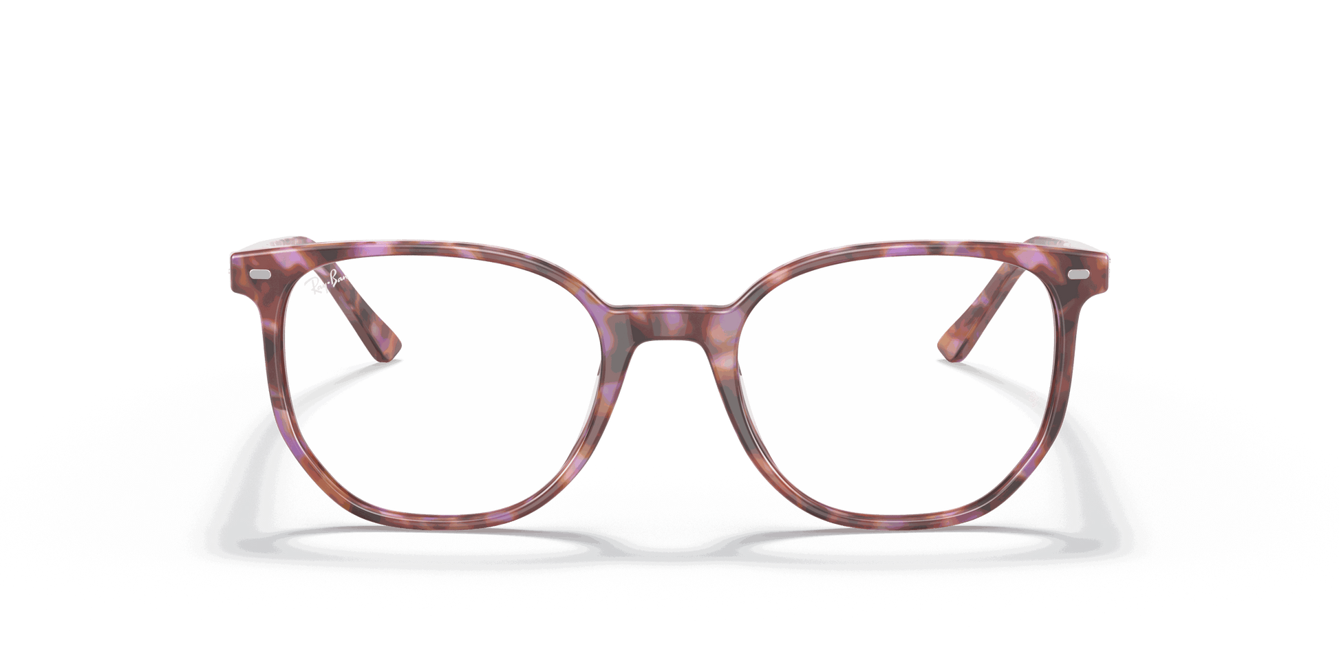 [Clear Lenses, Polished Brown & Violet Havana Frame]