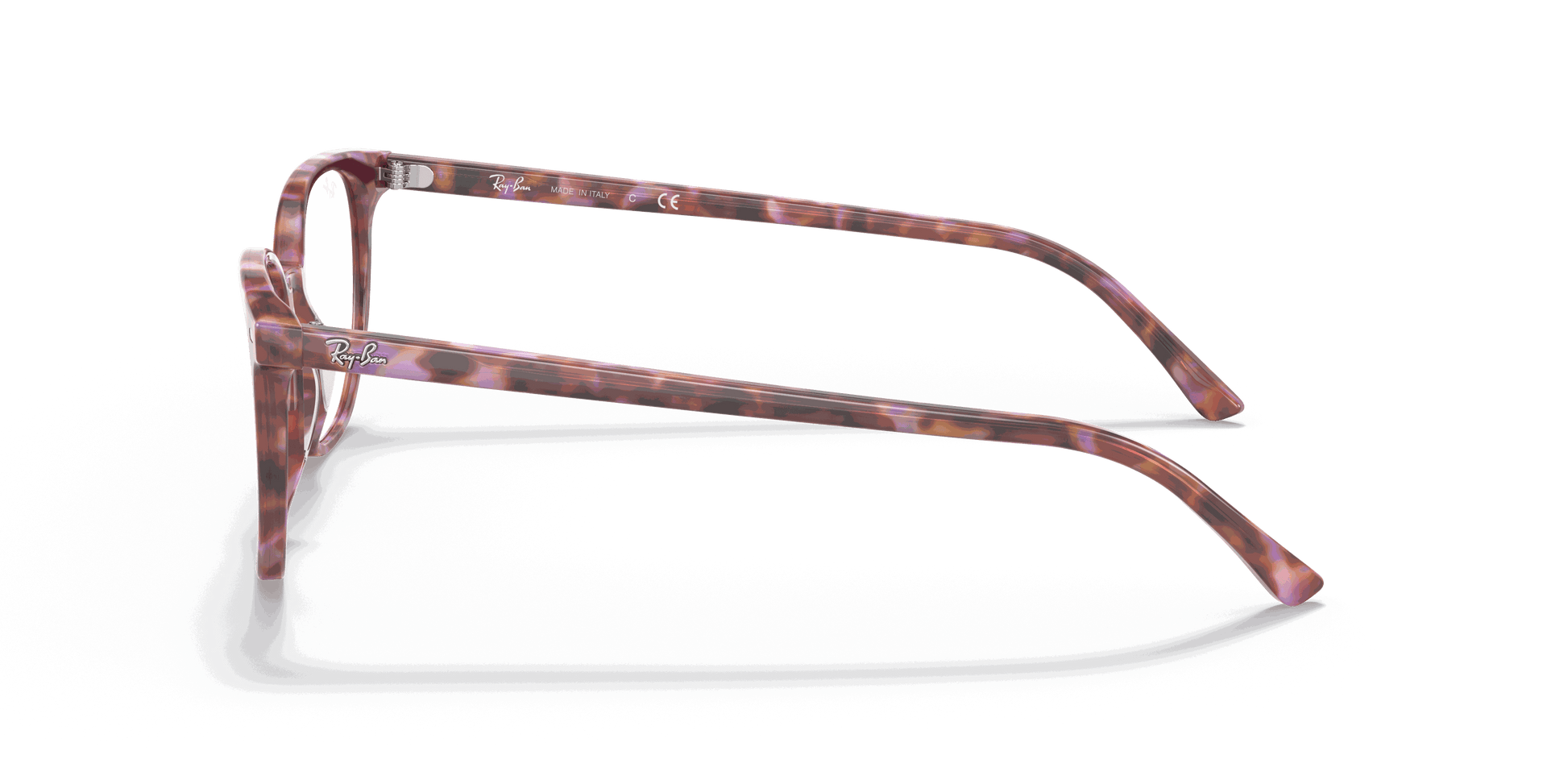[Clear Lenses, Polished Brown & Violet Havana Frame]
