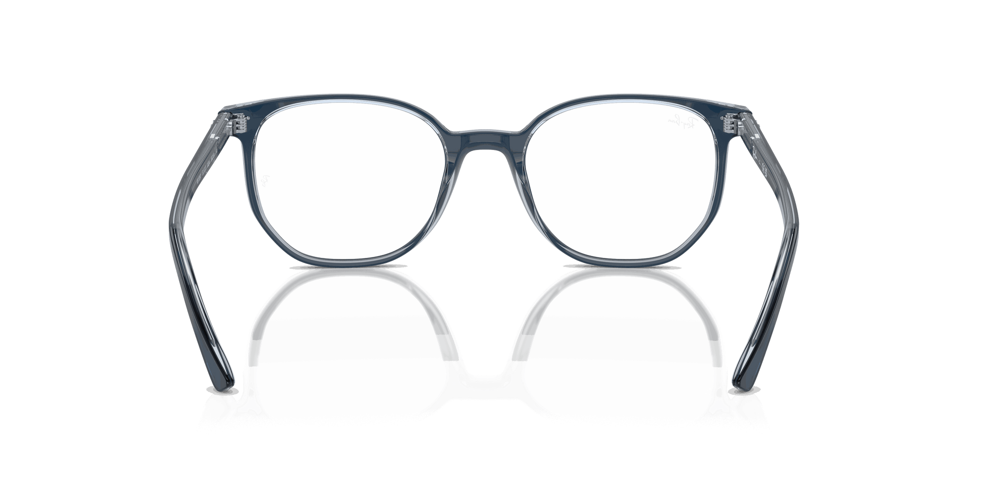 [Demo Lens Lenses, Polished Blue On Transparent Blue Frame]