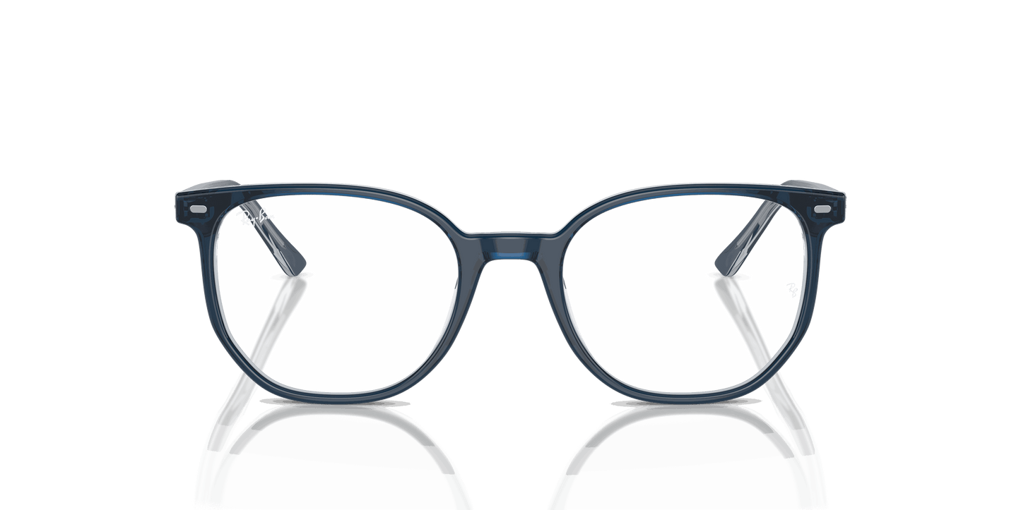 [Demo Lens Lenses, Polished Blue On Transparent Blue Frame]