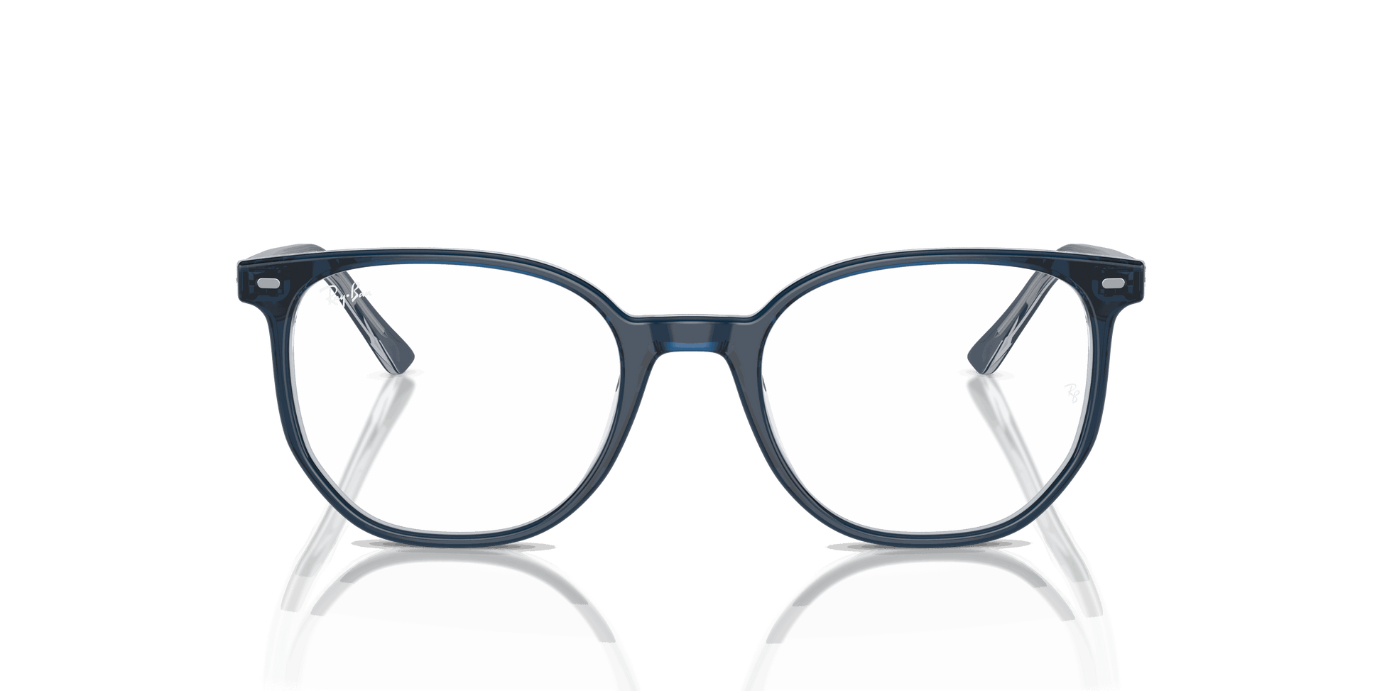 [Demo Lens Lenses, Polished Blue On Transparent Blue Frame]