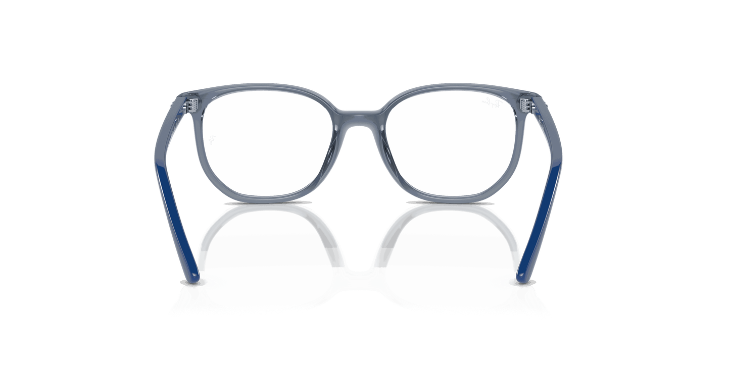 [Clear Lenses, Polished Transparent Blue Frame]