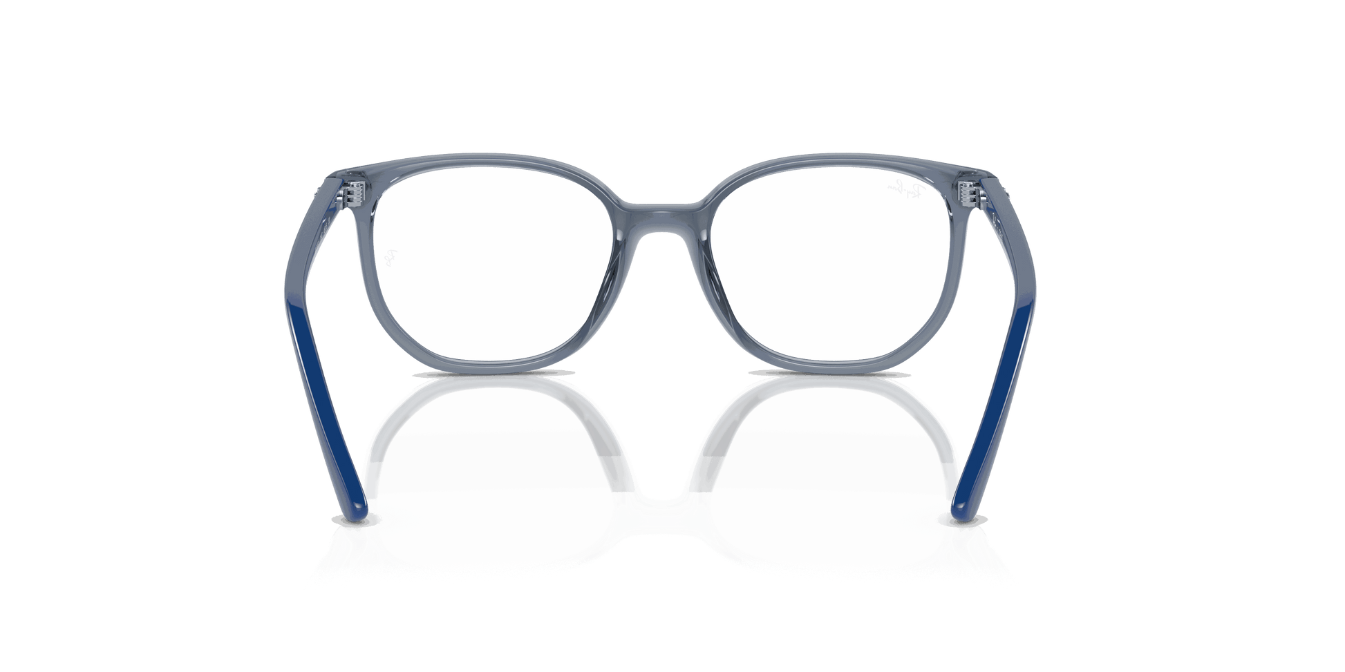 [Clear Lenses, Polished Transparent Blue Frame]