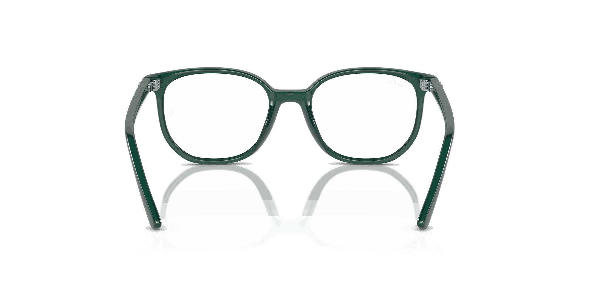 [Clear Lenses, Polished Opal Green Frame]