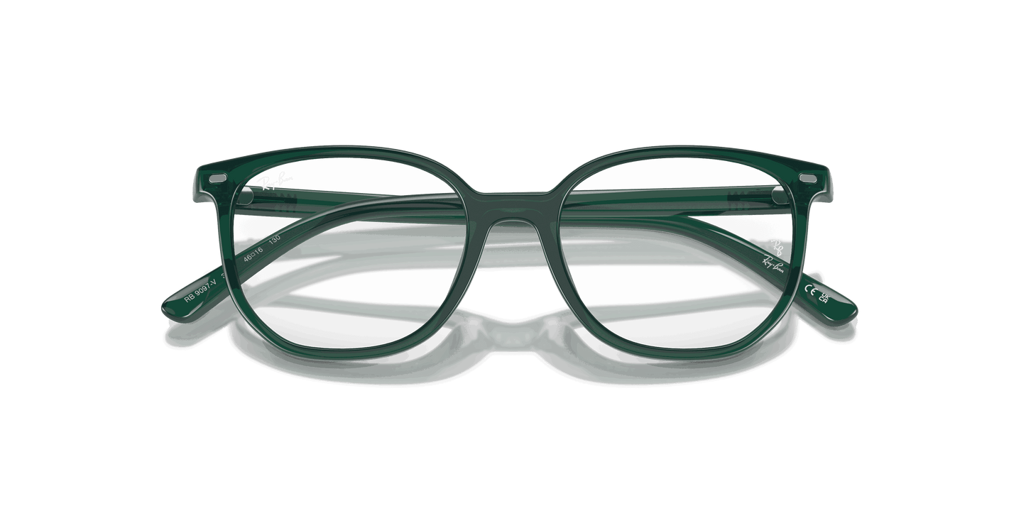 [Clear Lenses, Polished Opal Green Frame]