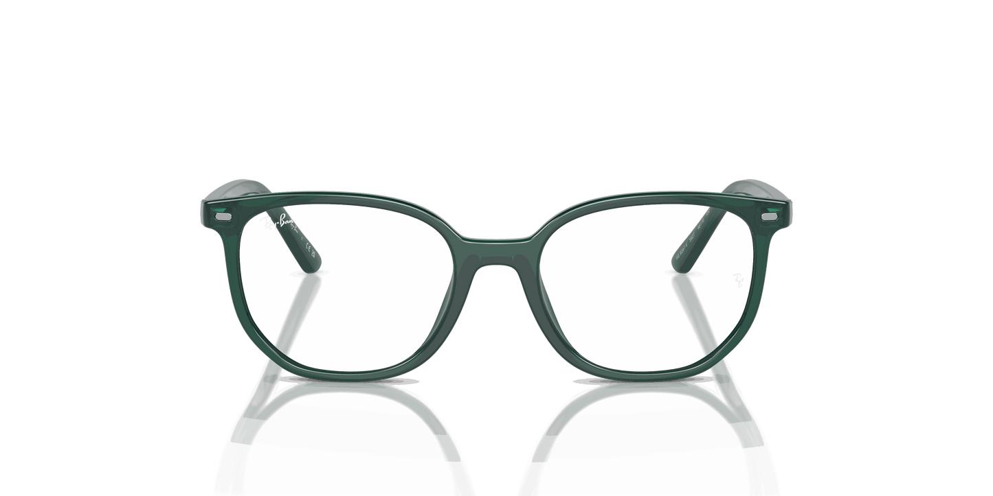 [Clear Lenses, Polished Opal Green Frame]