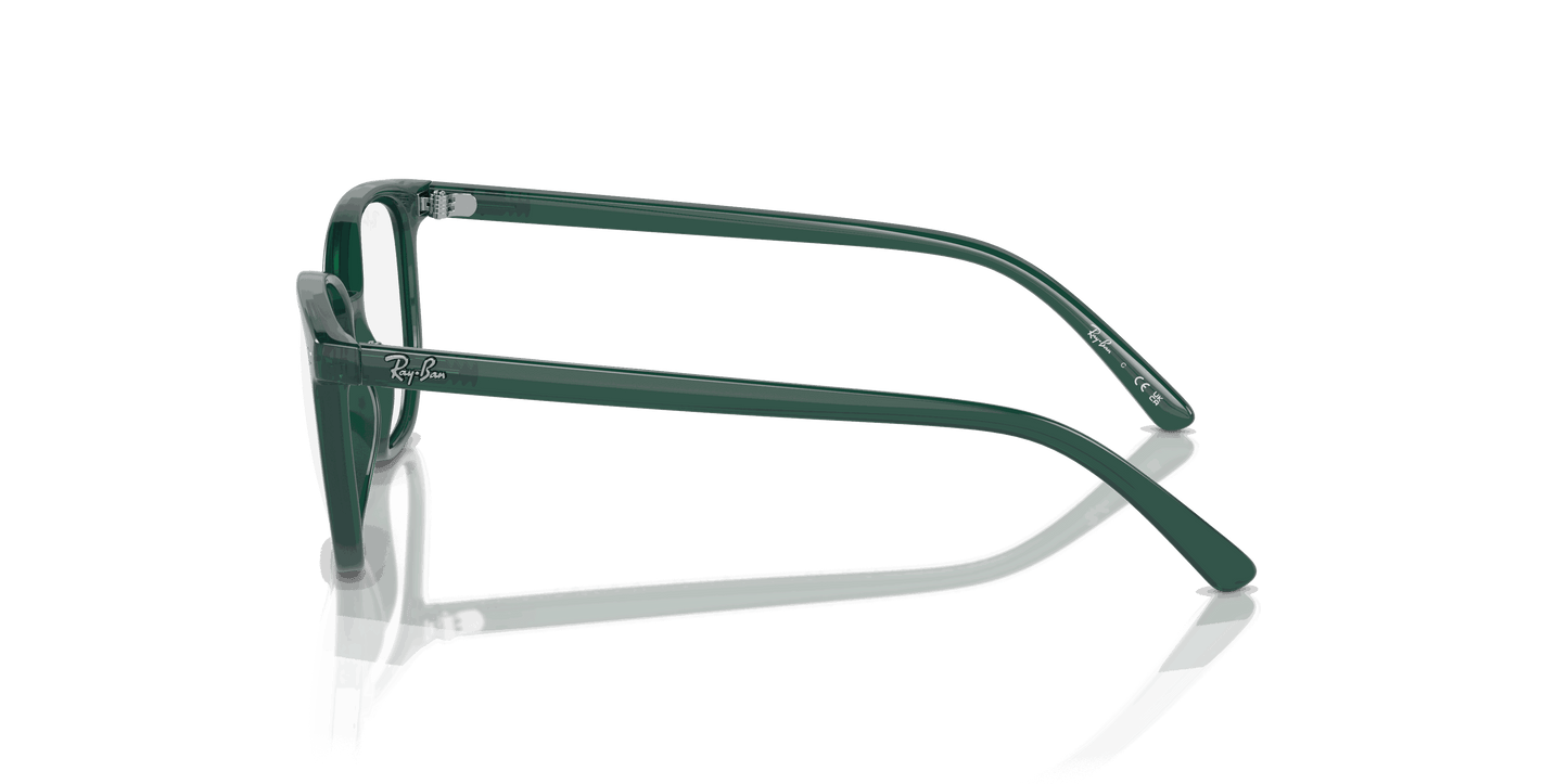 [Clear Lenses, Polished Opal Green Frame]
