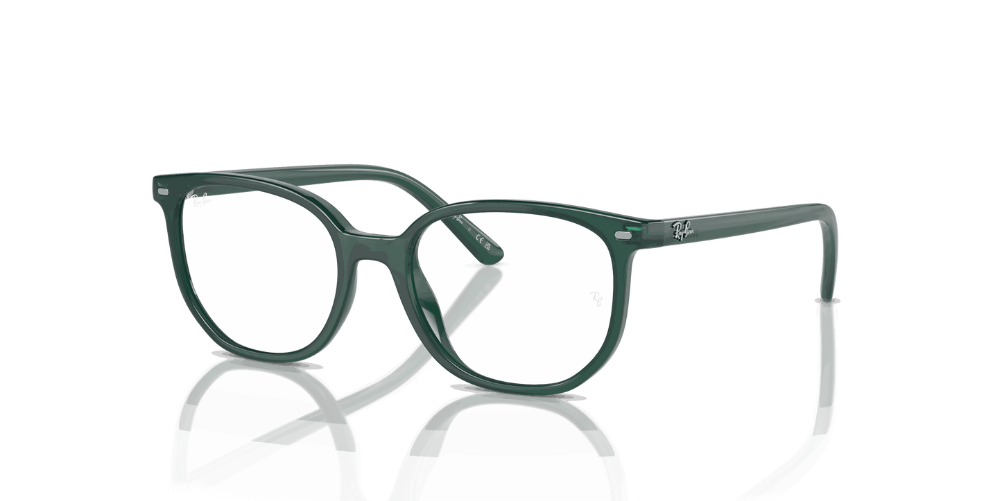 [Clear Lenses, Polished Opal Green Frame]
