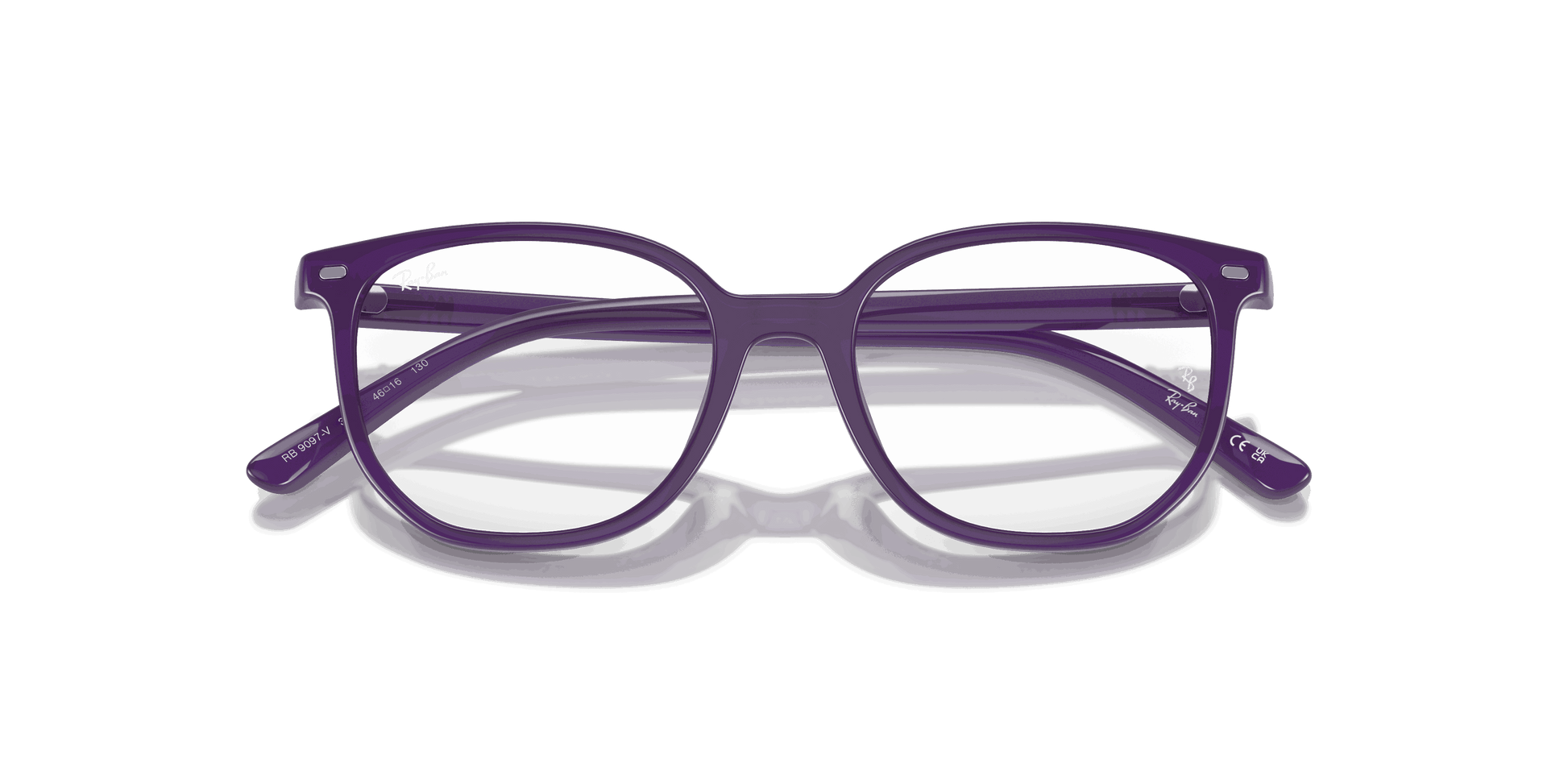 [Clear Lenses, Polished Opal Violet Frame]