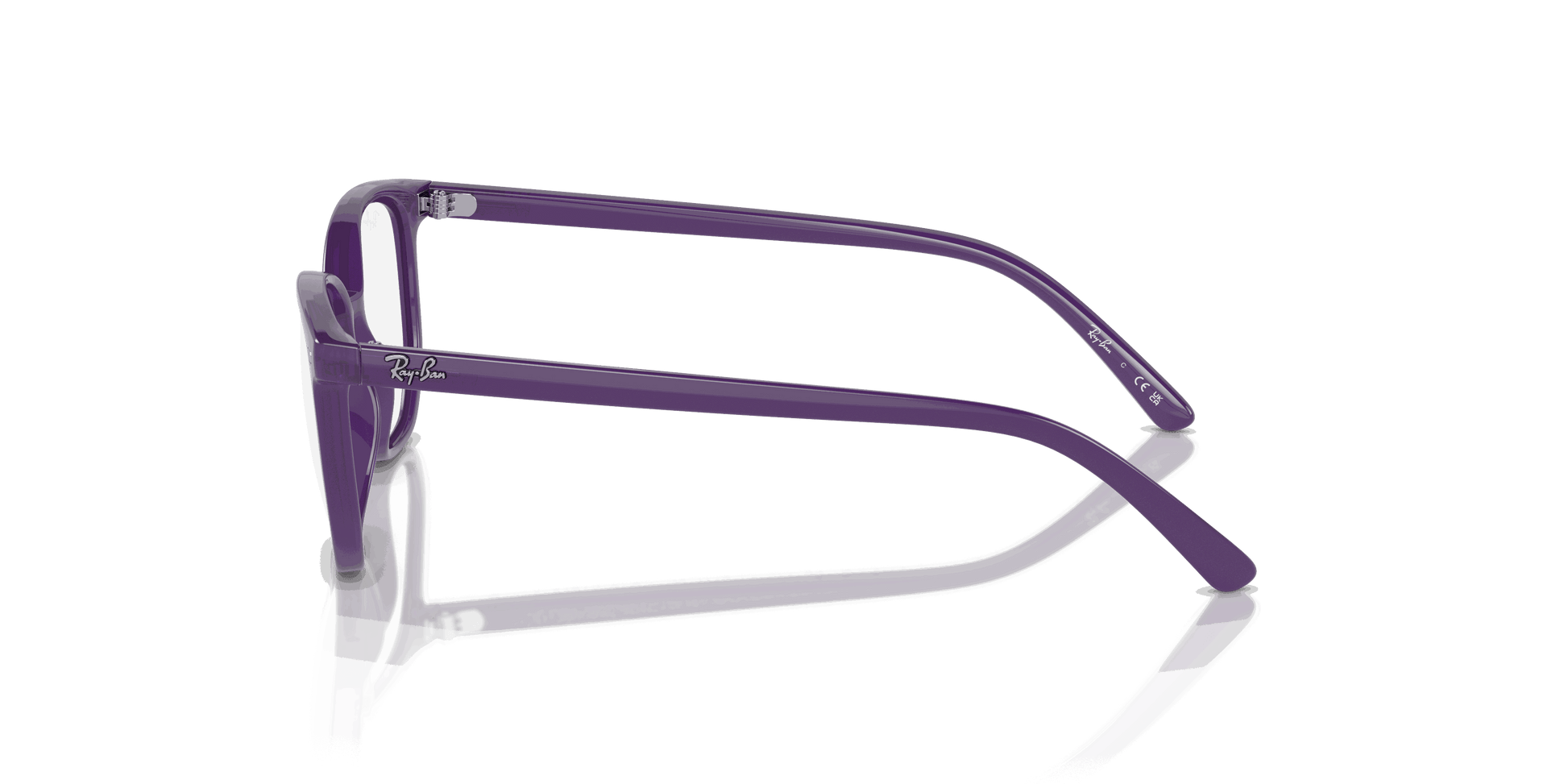 [Clear Lenses, Polished Opal Violet Frame]