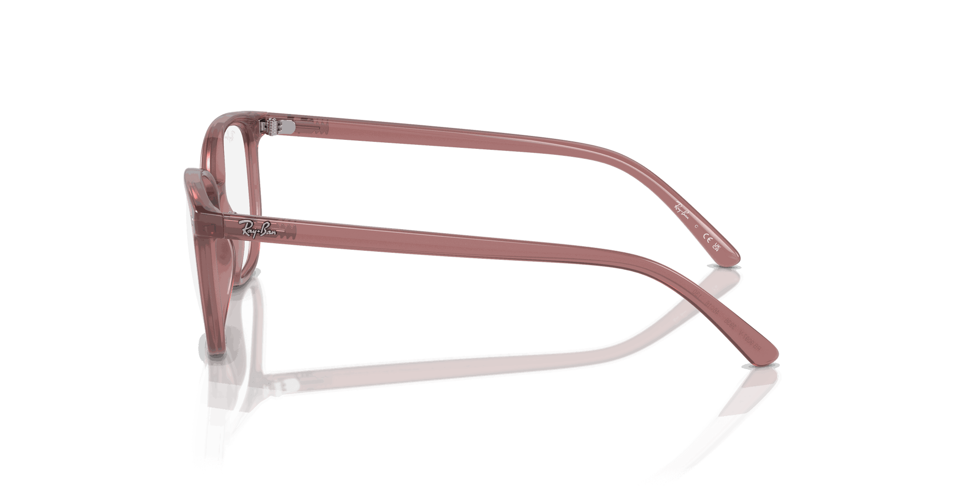 [Clear Lenses, Polished Opal Pink Frame]