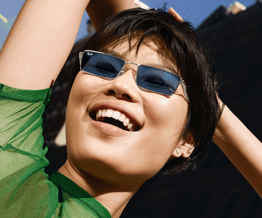 [Dark Grey Flash Silver Lenses, Polished Gold Frame]