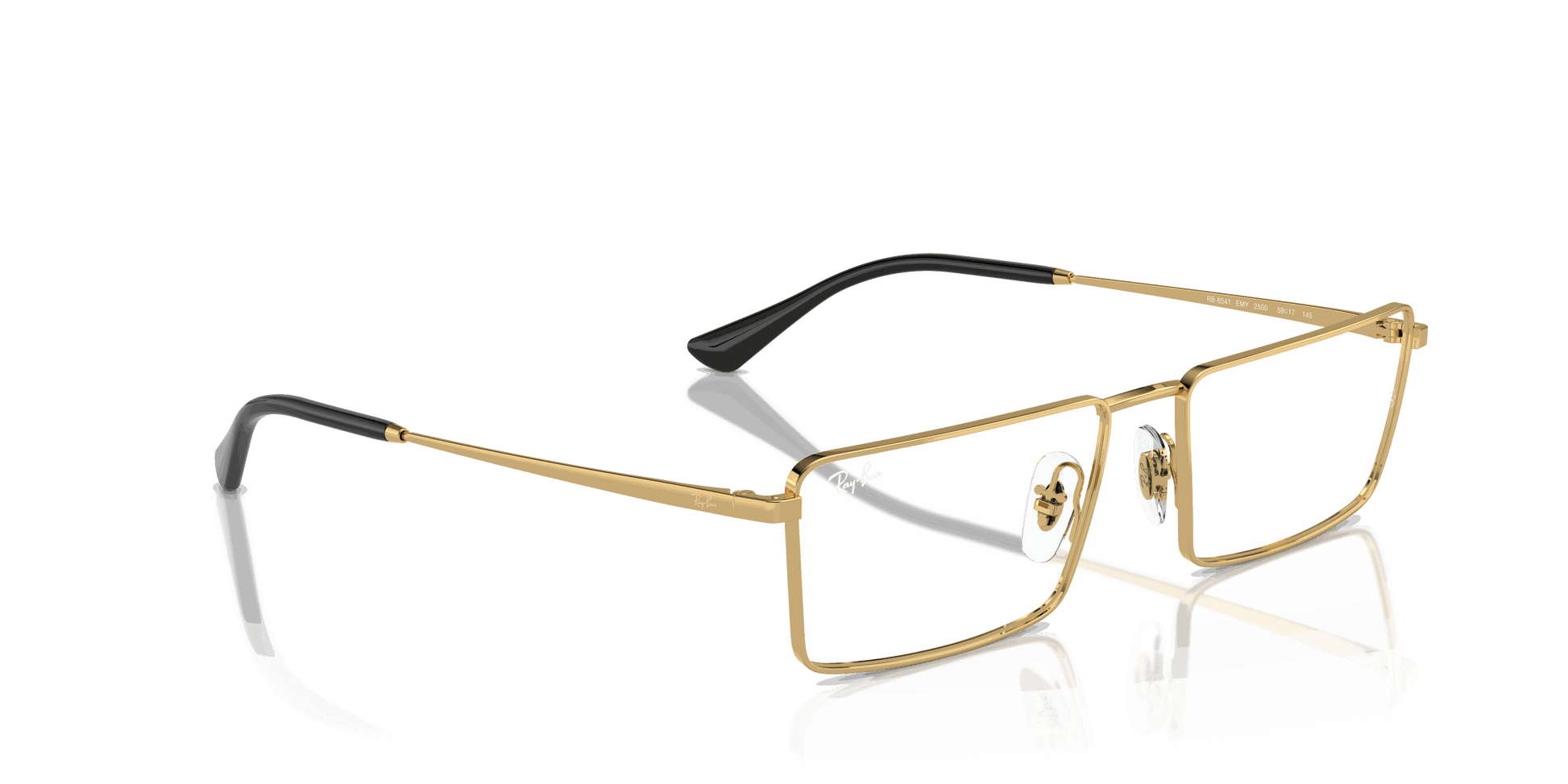 [Clear Lenses, Polished Arista Gold Frame]