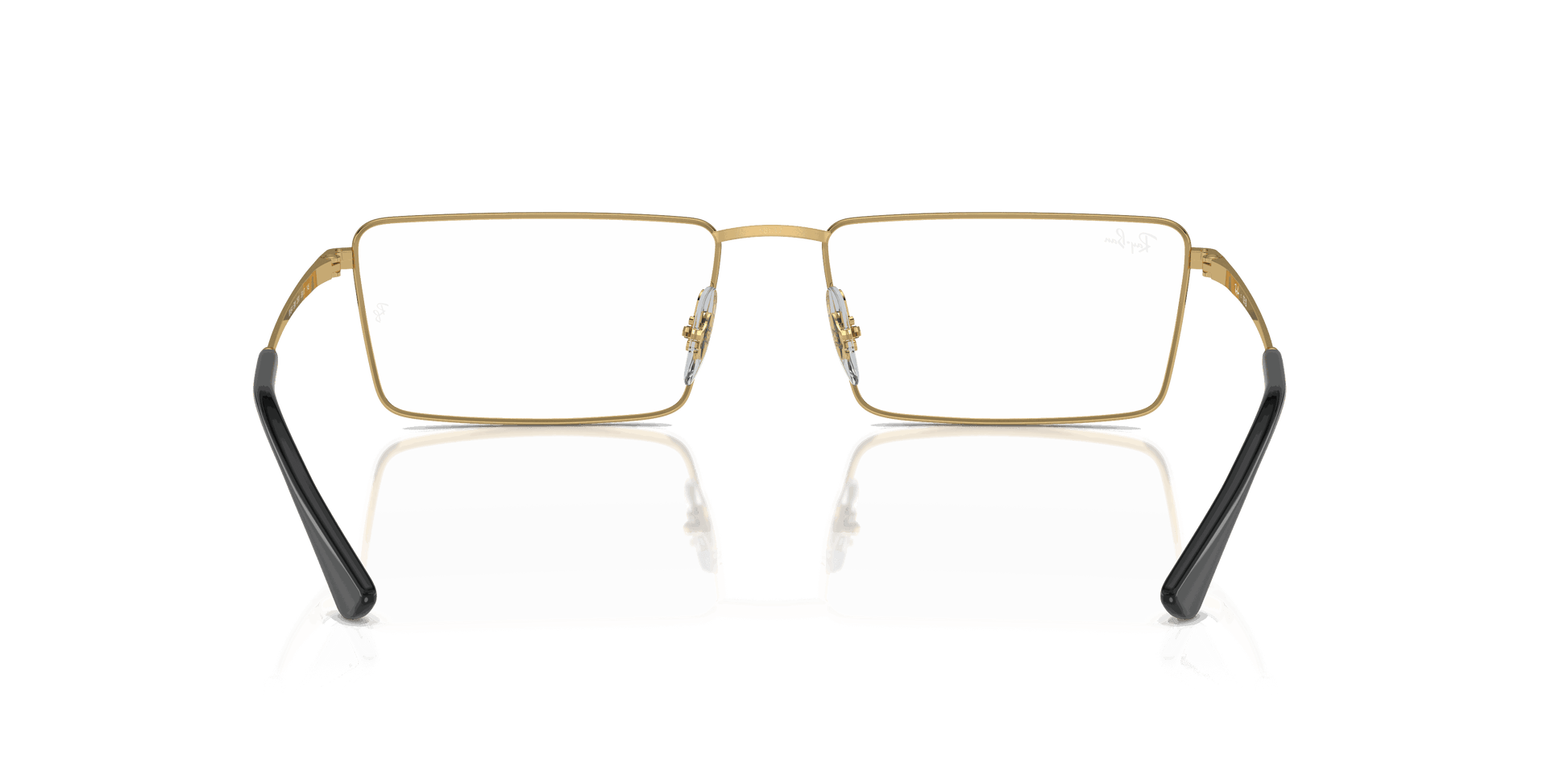 [Clear Lenses, Polished Arista Gold Frame]