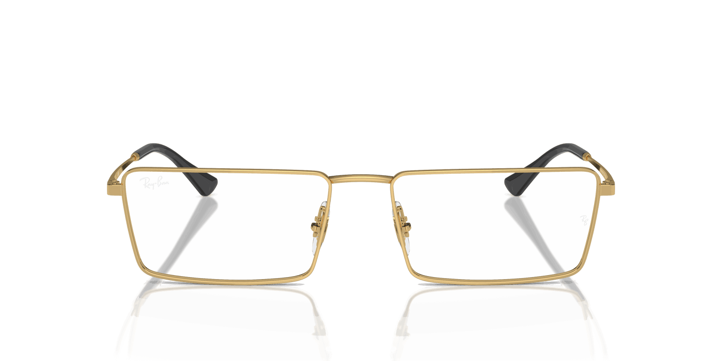 [Clear Lenses, Polished Arista Gold Frame]