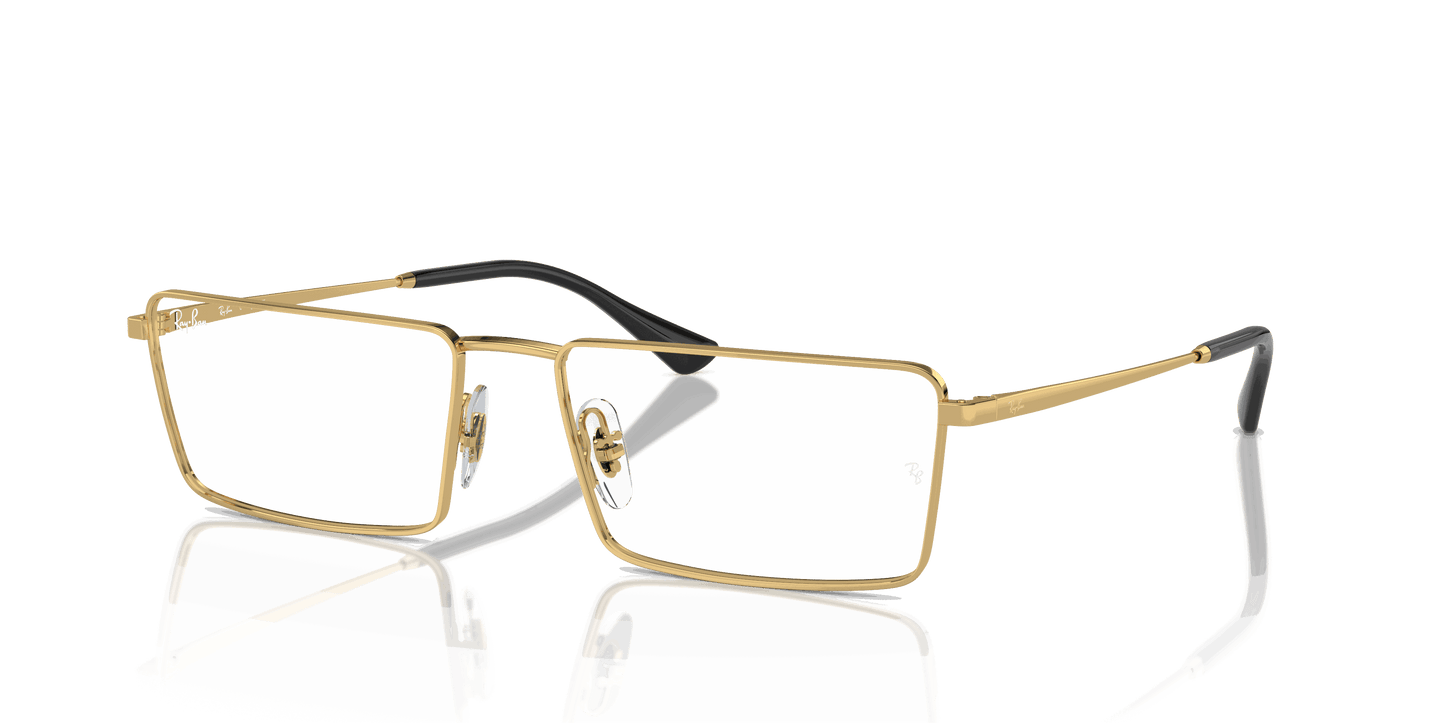 [Clear Lenses, Polished Arista Gold Frame]