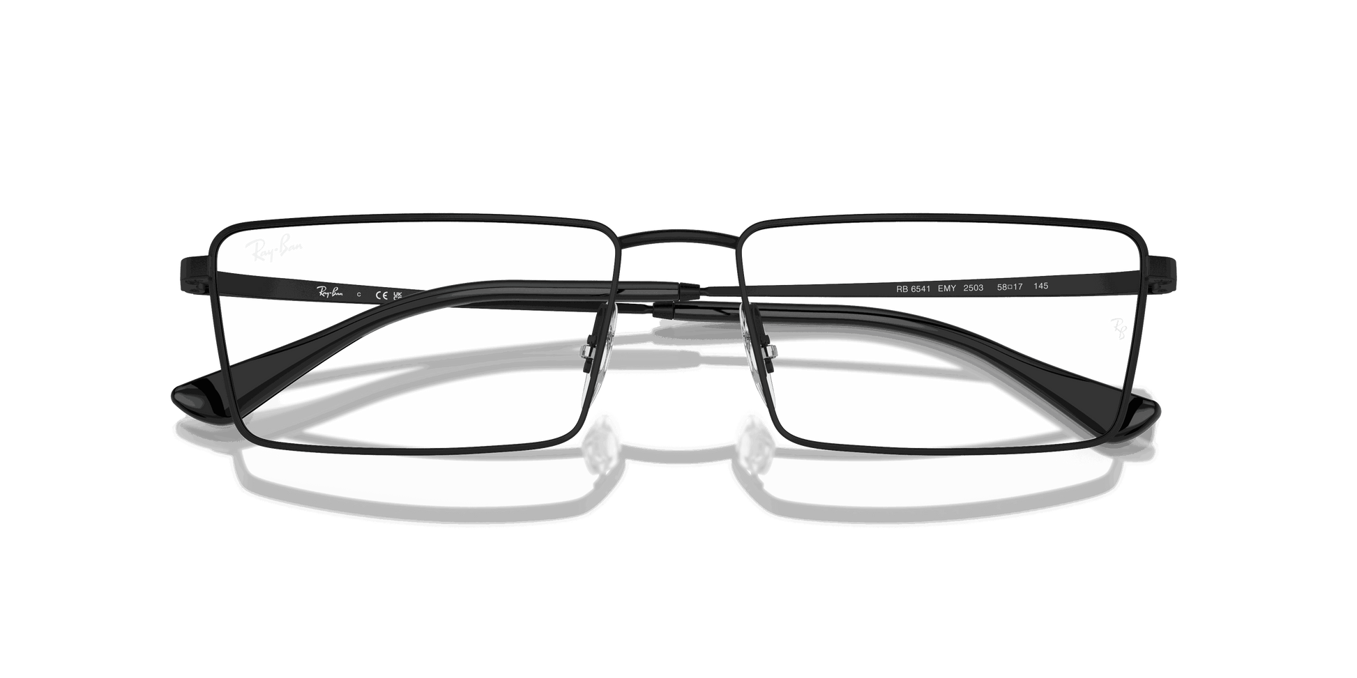 [Clear Lenses, Matte Black Frame]