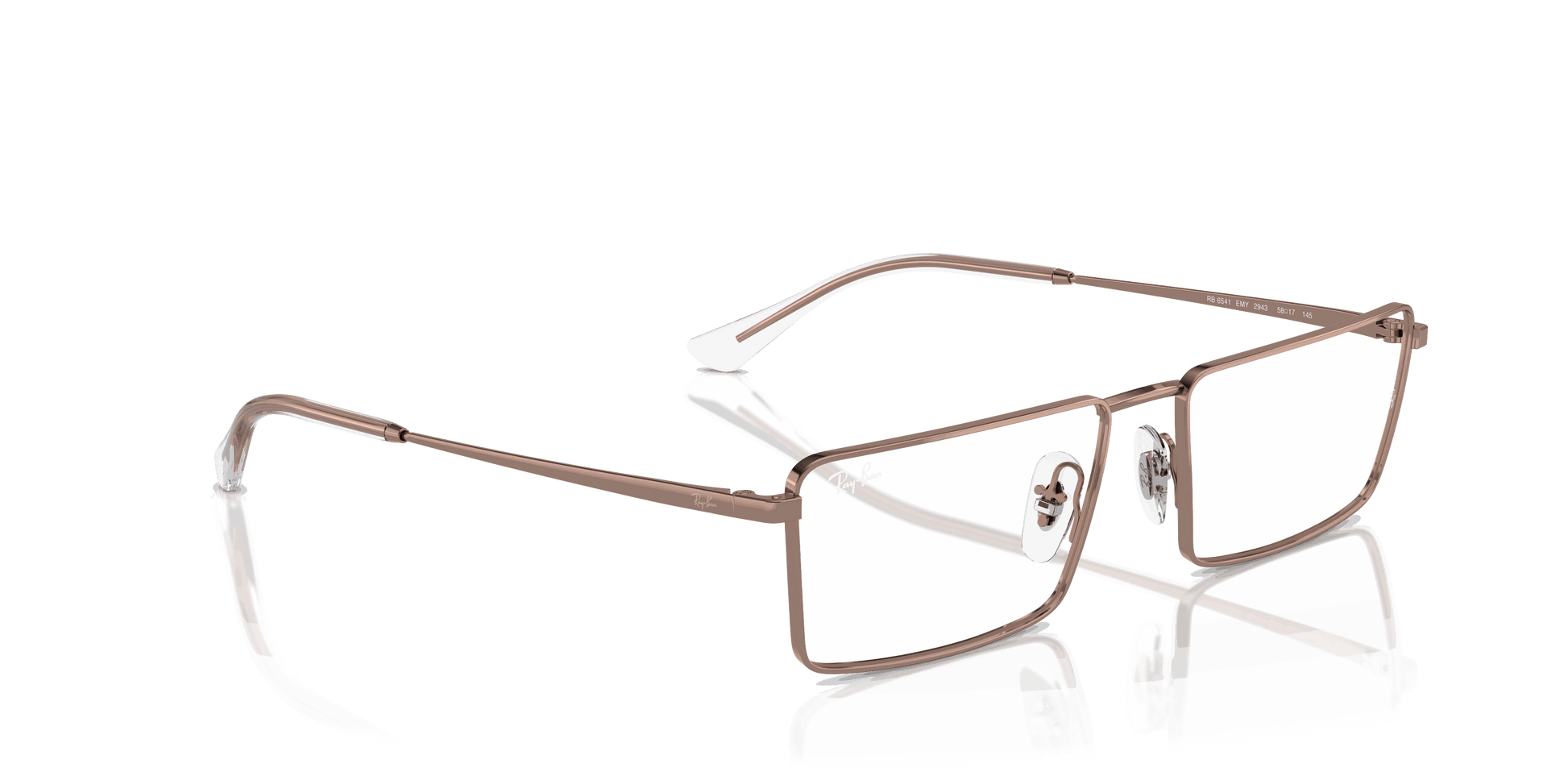 [Clear Lenses, Polished Copper Frame]