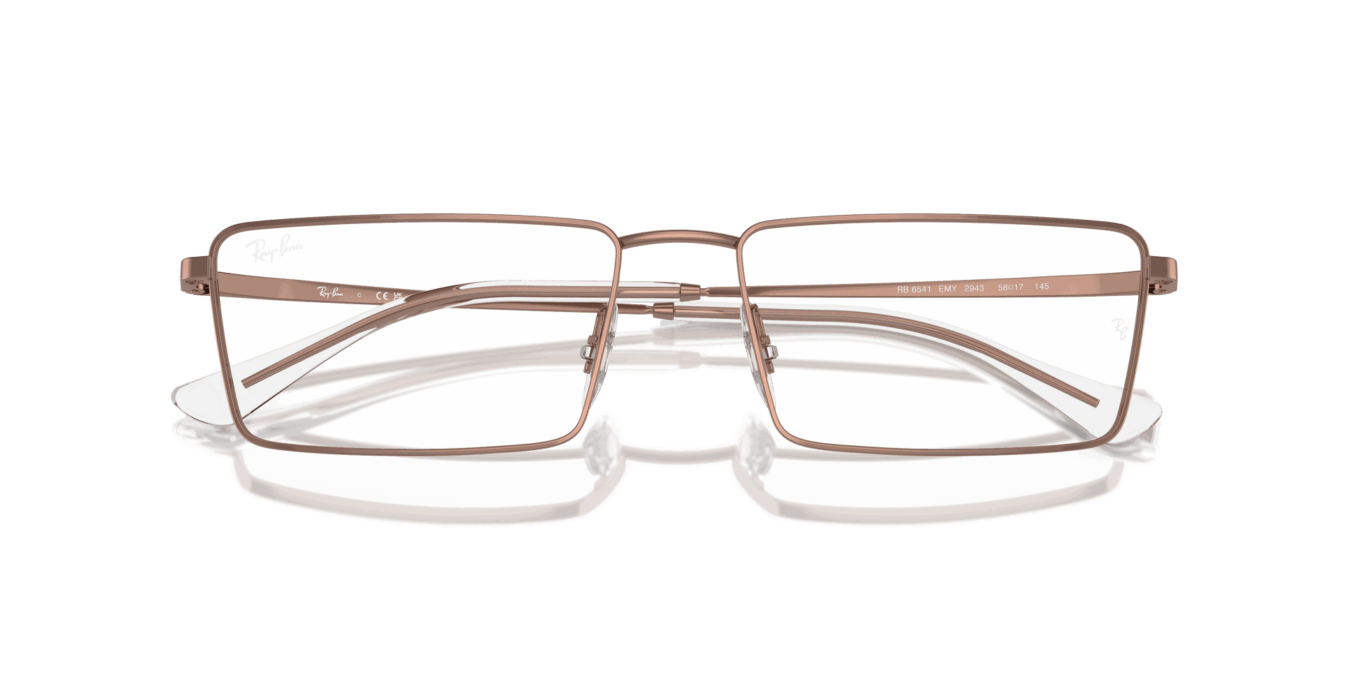 [Clear Lenses, Polished Copper Frame]