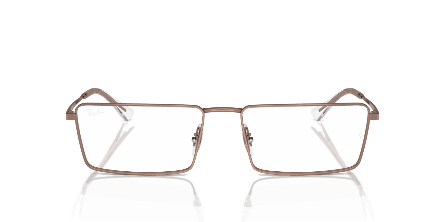 [Clear Lenses, Polished Copper Frame]