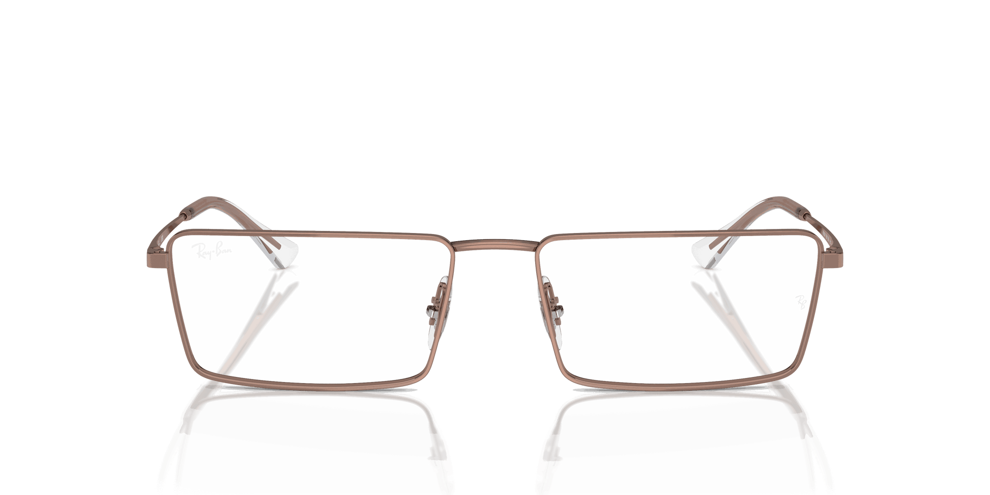 [Clear Lenses, Polished Copper Frame]