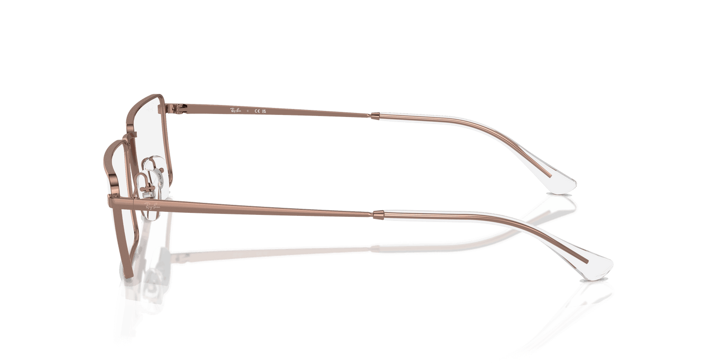 [Clear Lenses, Polished Copper Frame]