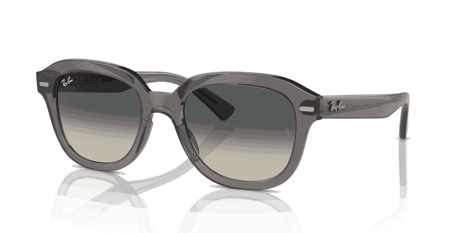 [Grey Lenses, Polished Opal Dark Grey Frame]