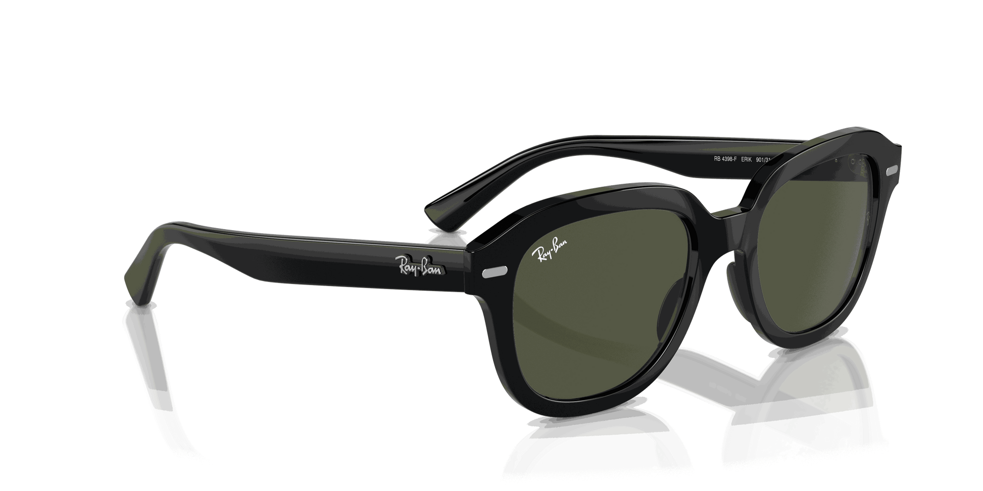 [Green Lenses, Polished Black Frame]